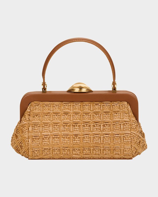 Zuma Frame Woven Crossbody Bag